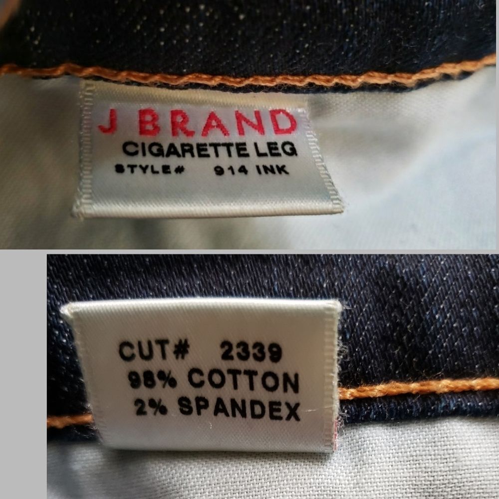 J Brand Cigarette 914 Ink Skinny Jean  Size 27 - Picture 8 of 8